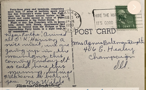 Minda Wilde and Agnes Bateman of Champaign, Illinois